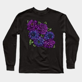 Bi Dahlias and Peonies Long Sleeve T-Shirt